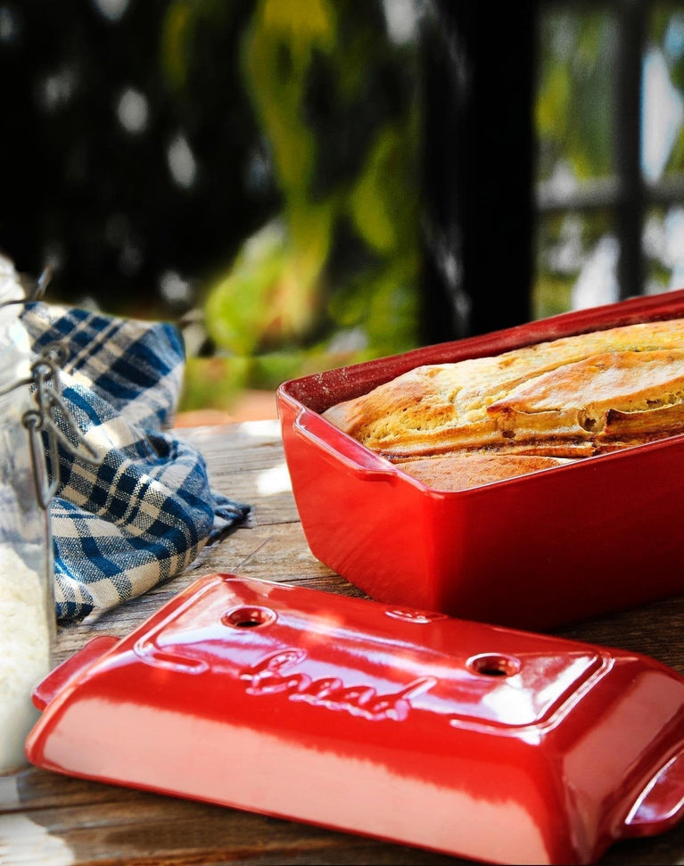 Emile Henry - 2 QT Ceramic Burgundy Bread Baker - 345504