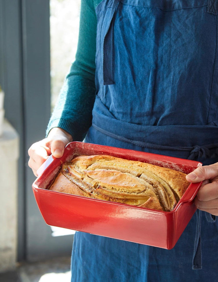 Emile Henry - 2 QT Ceramic Burgundy Bread Baker - 345504