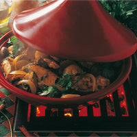 Emile Henry - 2 QT Ceramic Burgundy Tagine-II - 345626