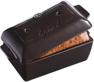 Emile Henry - 2 QT Ceramic Charcoal/Fusain Bread Baker - 795504