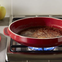 Emile Henry - 2.2 QT Ceramic Burgundy Tarte-Tatin Set - 343699