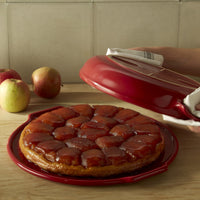 Emile Henry - 2.2 QT Ceramic Burgundy Tarte-Tatin Set - 343699 - DISCONTINUED