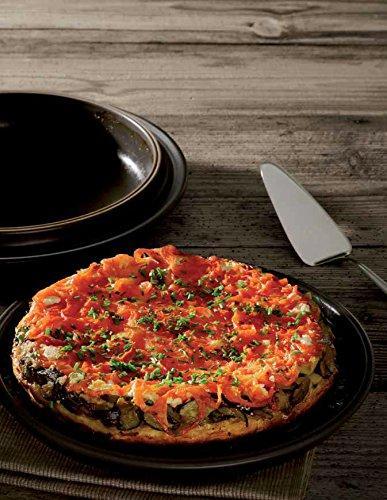 Emile Henry - 2.2 QT Ceramic Charcoal/Fusain Tarte-Tatin Set - 343699