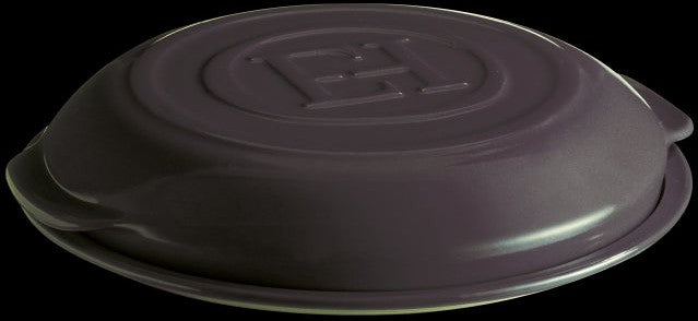 Emile Henry - 2.2 QT Ceramic Charcoal/Fusain Tarte-Tatin Set - 343699