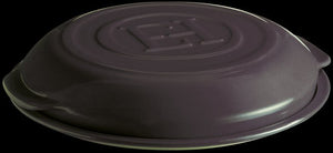 Emile Henry - 2.2 QT Ceramic Charcoal/Fusain Tarte-Tatin Set - 343699
