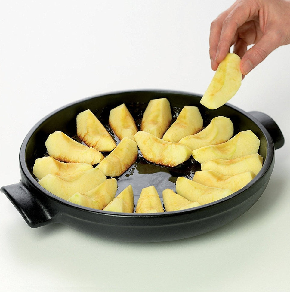 Emile Henry - 2.2 QT Ceramic Charcoal/Fusain Tarte-Tatin Set - 343699