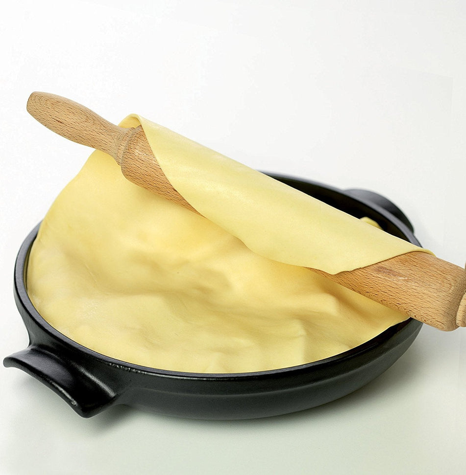 Emile Henry - 2.2 QT Ceramic Charcoal/Fusain Tarte-Tatin Set - 343699