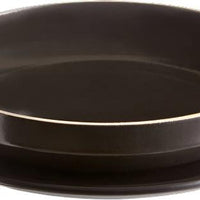 Emile Henry - 2.2 QT Ceramic Charcoal/Fusain Tarte-Tatin Set - 343699