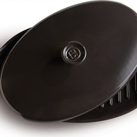 Emile Henry - 2.3 QT Ceramic Charcoal/Fusain Papillotte Steamer (2.2 L) - 798443