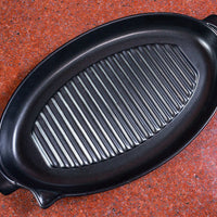 Emile Henry - 2.3 QT Ceramic Charcoal/Fusain Papillotte Steamer (2.2 L) - 798443