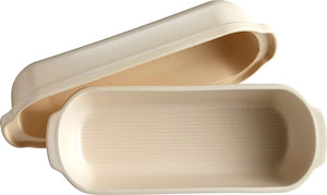 Emile Henry - 2.3 QT Ceramic Linen Italian Bread Loaf Baker - 505503