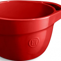 Emile Henry - 2.5 L Ceramic Burgundy Mixing Bowl - 346562