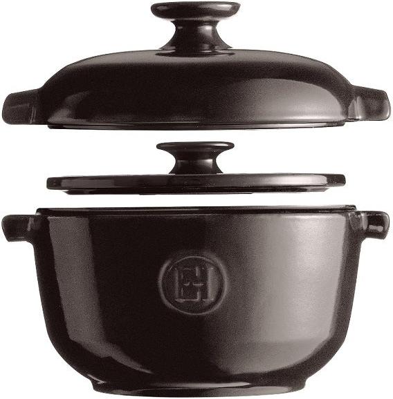 Emile Henry - 2.5 L FUSAIN Round Rice Pot - 91794577