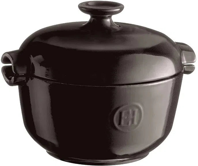 Emile Henry - 2.5 L FUSAIN Round Rice Pot - 91794577
