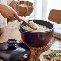 Emile Henry - 2.5 L FUSAIN Round Rice Pot - 91794577