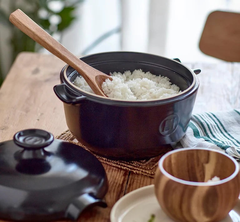 Emile Henry - 2.5 L FUSAIN Round Rice Pot - 91794577