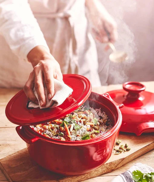 Emile Henry - 2.5 L FUSAIN Round Rice Pot - 91794577