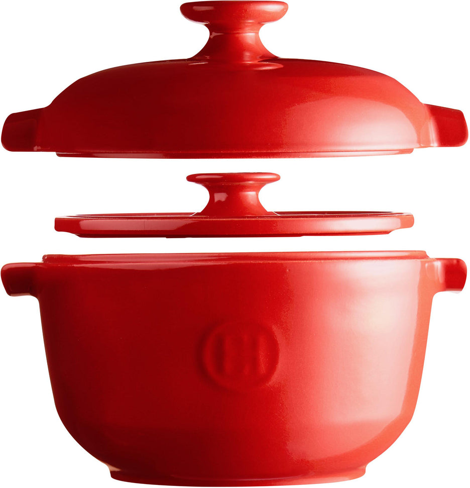 Emile Henry - 2.5 L Grande Cru Round Rice Pot - 91344577