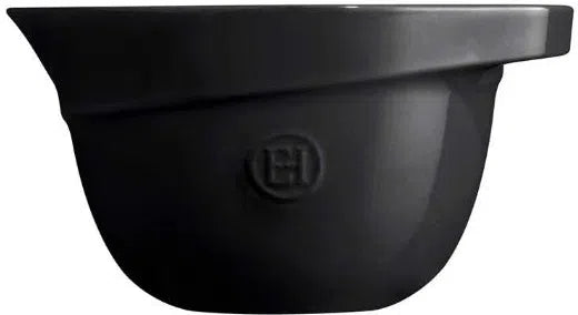 Emile Henry - 2.5 L Truffle Black Ceramic Mixing Bowl - 91716562