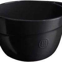 Emile Henry - 2.5 L Truffle Black Ceramic Mixing Bowl - 91716562