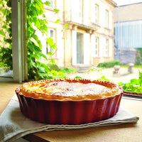 Emile Henry - 2.5 QT Argile/Clay Deep Flan Dish - 026028