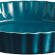 Emile Henry - 2.5 QT Ceramic Blue/Calanque Deep Flan Dish - 606028