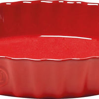 Emile Henry - 2.5 QT Ceramic Burgundy Deep Flan Dish - 346028