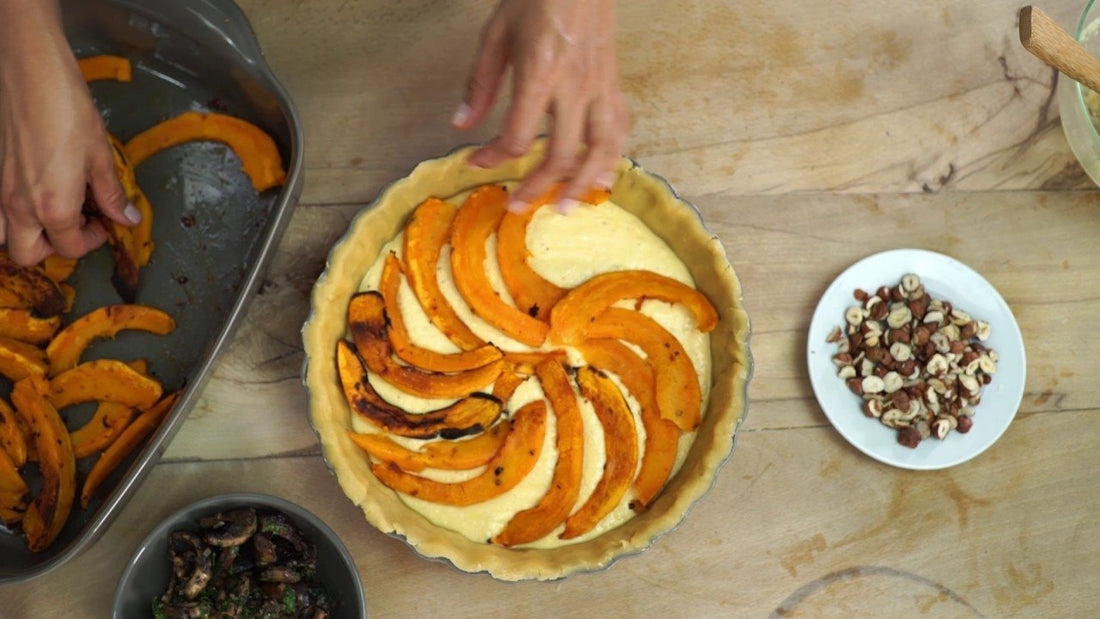 Emile Henry - 2.5 QT Yellow/Provence Deep Flan Dish - 906028