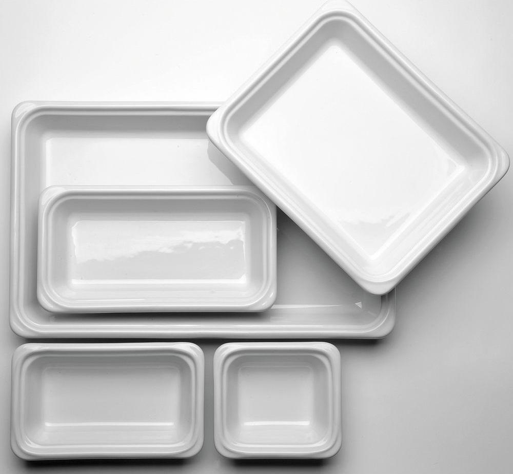 Emile Henry - 2.7 QT White Deep 1/3 Size Pan - 91053463