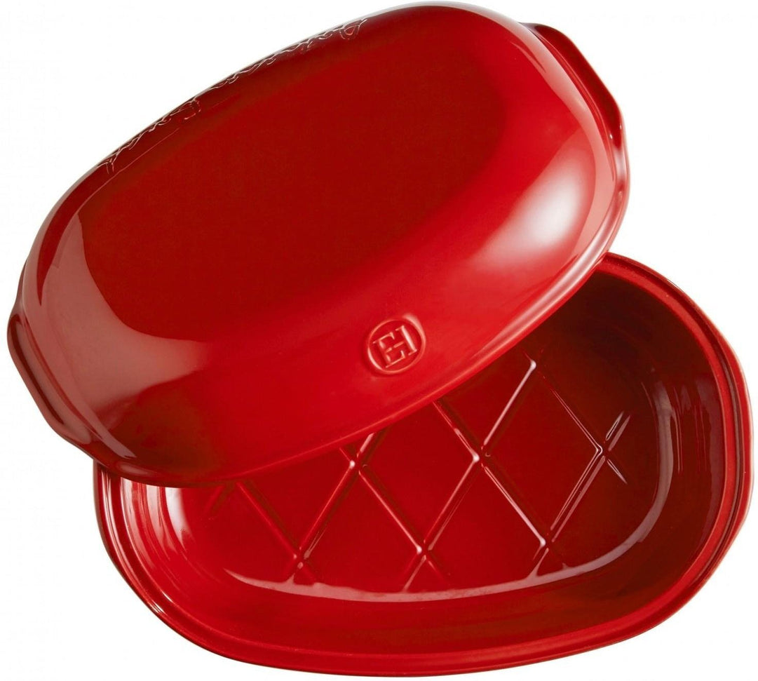 Emile Henry - 3 L Ceramic Burgundy Artisan Loaf Baker - 345501