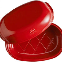 Emile Henry - 3 L Ceramic Burgundy Artisan Loaf Baker - 345501