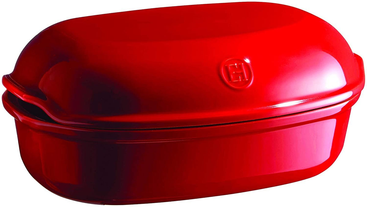 Emile Henry - 3 L Ceramic Burgundy Artisan Loaf Baker - 345501