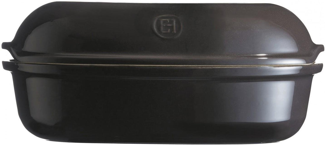 Emile Henry - 3 L Ceramic Charcoal/Fusain Artisan Loaf Baker - 795501