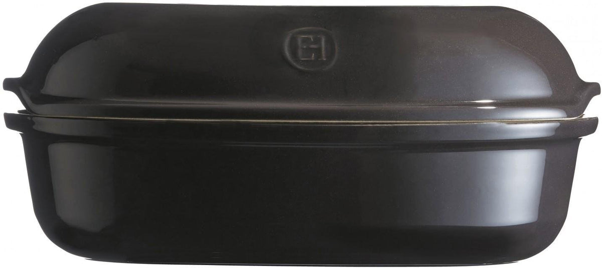 Emile Henry - 3 L Ceramic Charcoal/Fusain Artisan Loaf Baker - 795501