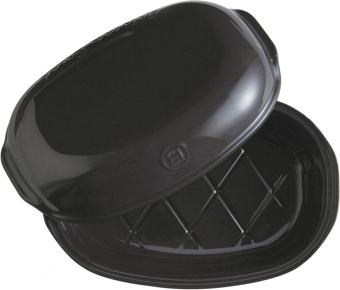 Emile Henry - 3 L Ceramic Charcoal/Fusain Artisan Loaf Baker - 795501