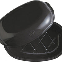 Emile Henry - 3 L Ceramic Charcoal/Fusain Artisan Loaf Baker - 795501