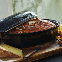 Emile Henry - 3 L Ceramic Charcoal/Fusain Artisan Loaf Baker - 795501