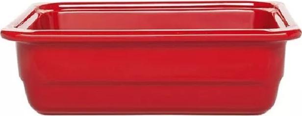 Emile Henry - 3.1 QT Red 1/2 Insert Rectangular Recton Pan - 333426 - DISCONTINUED