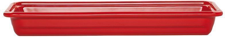 Emile Henry - 3.2 QT Red 2/4 Insert Rectangular Recton Pan - 333402