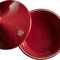 Emile Henry - 3.7 QT Ceramic Burgundy Tagine-II - 345632