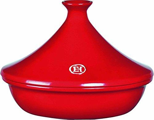 Emile Henry - 3.7 QT Ceramic Burgundy Tagine-II - 345632