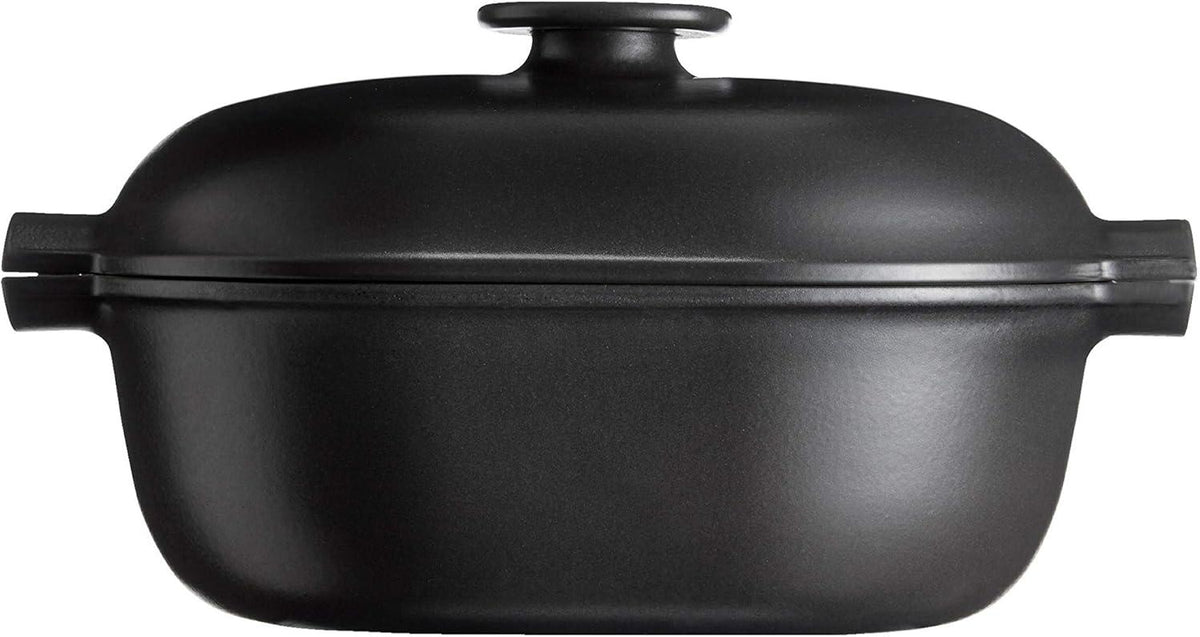Emile Henry - 4.5 L Slate Grey Oval Ceramic Casserole Dish - 91776645