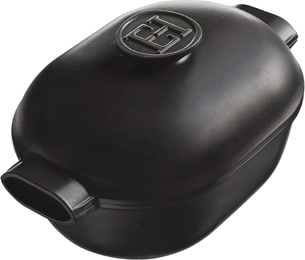 Emile Henry - 4.5 L Slate Grey Oval Ceramic Casserole Dish - 91776645