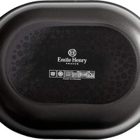 Emile Henry - 4.5 L Slate Grey Oval Ceramic Casserole Dish - 91776645