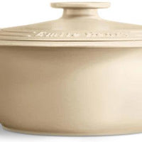 Emile Henry - 4.5 Qt Sublime Small Cream Round Stewpot - 91564740