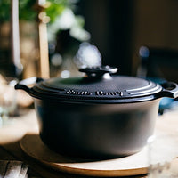 Emile Henry - 4.5 Qt Sublime Small Indigo Round Stewpot - 91664740