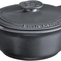 Emile Henry - 4.5 Qt Sublime Small Slate Round Stewpot - 91774740
