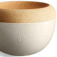Emile Henry - 4.7 L Argile Ceramic Deep Storage Bowl - 91026564
