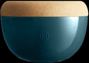Emile Henry - 4.7 L Ceramic Blue Flame Deep Storage Bowl - 978764 - DISCONTINUED