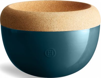 Emile Henry - 4.7 L Ceramic Blue Flame Deep Storage Bowl - 978764 - DISCONTINUED